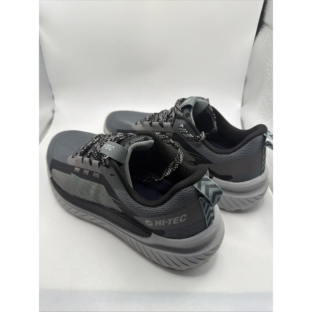 Hi-Tec Men's castle Rock Black Microchip Hiking‎ Trail Sneakers size 9 New